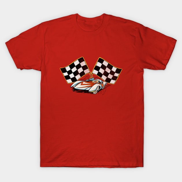 Vintage 1992 Racer T-Shirt by gerasute